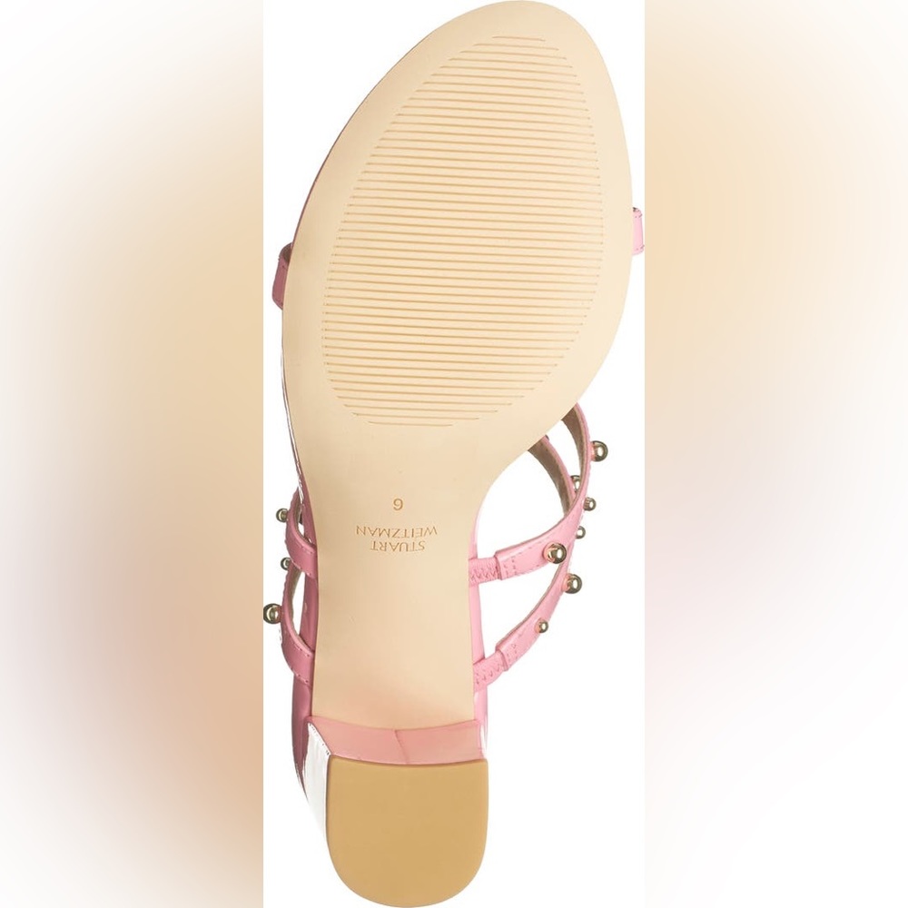 NEW STUART WEITZMAN BLOCK SLIDE SANDAL - Picture 4 of 4
